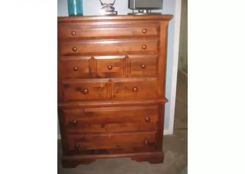bedroom chest and night stand